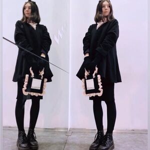 Cecilia Hammarborg Black Swing Coat​